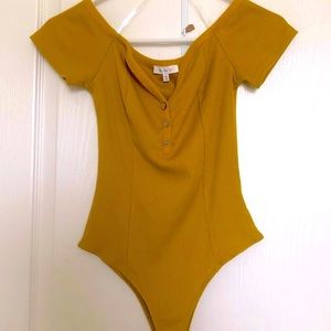 Mustard Bodysuit